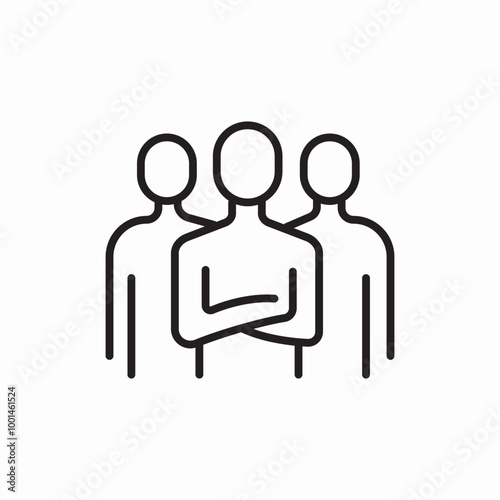people communication icon sign vector