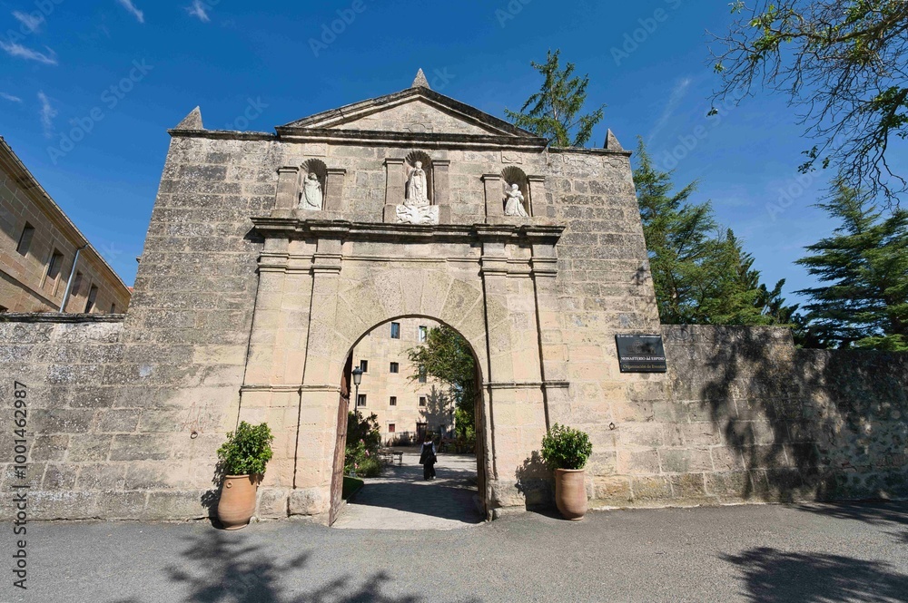 Obraz premium Entrance to the Monastery of Nuestra Señora del Espino 