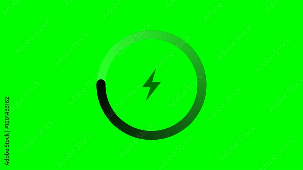 Charging icon: a simple animation of the charging process
Charging icon: a simple animation of the charging process