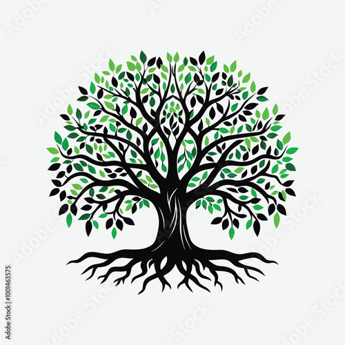 Roots Vector Free | Detailed Root System Illustration for Nature, Botanical, and Environmental Design Projects
