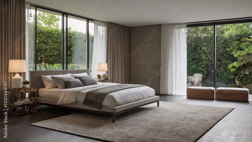 Fototapeta premium Cozy and welcoming room Generative AI