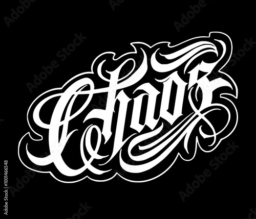 Chaos lettering