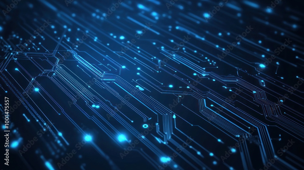 Obraz premium Abstract Circuitry Pattern
