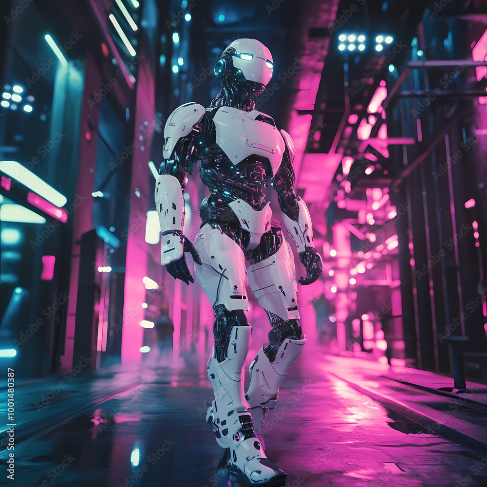 robto at night