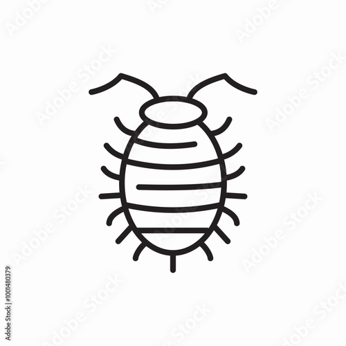 madagascar hissing cockroach icon sign vector