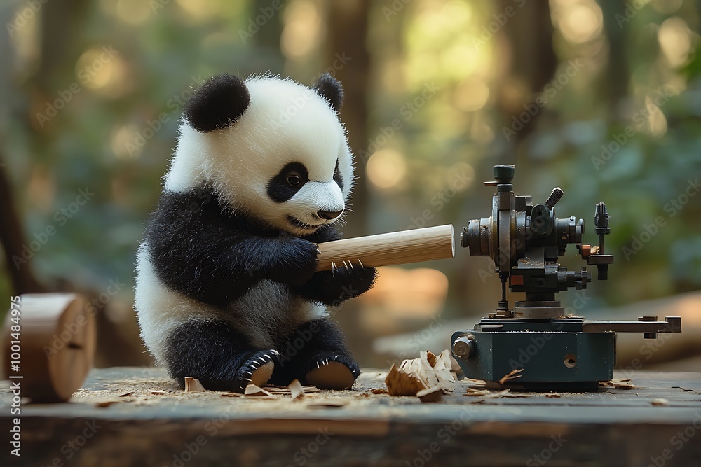 Fototapeta premium giant panda bear