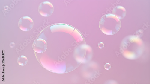 Soap bubble background. Generative AI