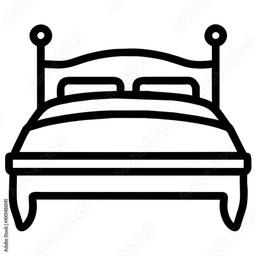 bed, bedroom