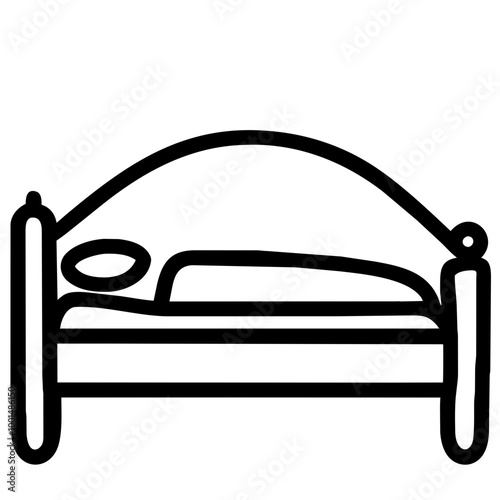 bed, bedroom