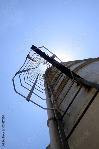 Concrete batching plant silos. Precast concrete manufacturer
