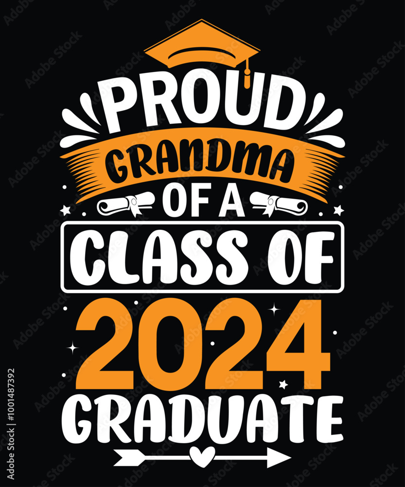 Obraz premium Graduation t-shirt design 