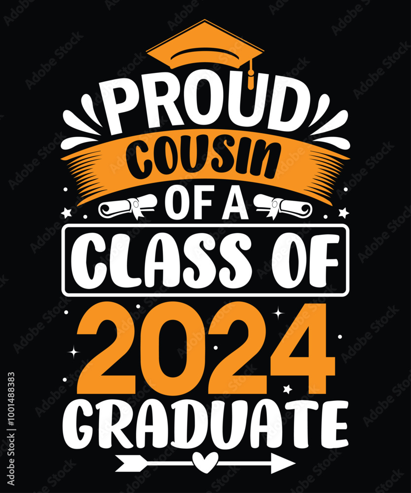 Obraz premium Graduation t-shirt design 