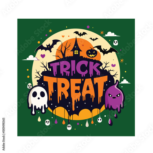 T-Shirt Image Victor Design Trick or Treat.