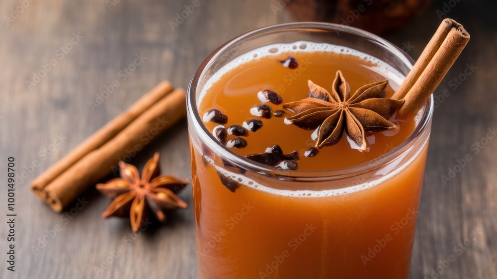Chai Spiced Apple Juice: A Warm and Cozy Blend of Apple and Chai Spices Chai Spiced Apple Juice: A Warm and Cozy Blend of Apple and Chai Spices