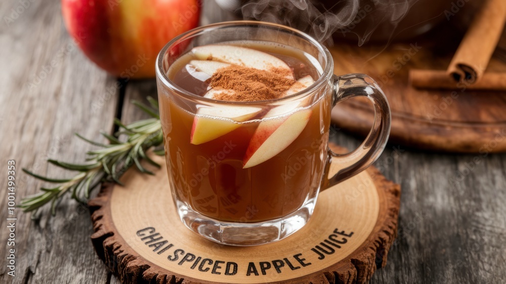 Chai Spiced Apple Juice: A Warm and Cozy Blend of Apple and Chai Spices Chai Spiced Apple Juice: A Warm and Cozy Blend of Apple and Chai Spices