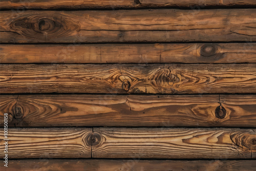 Horizontal natural wood use for background, poster, banner, brochure, social media design Generative AI