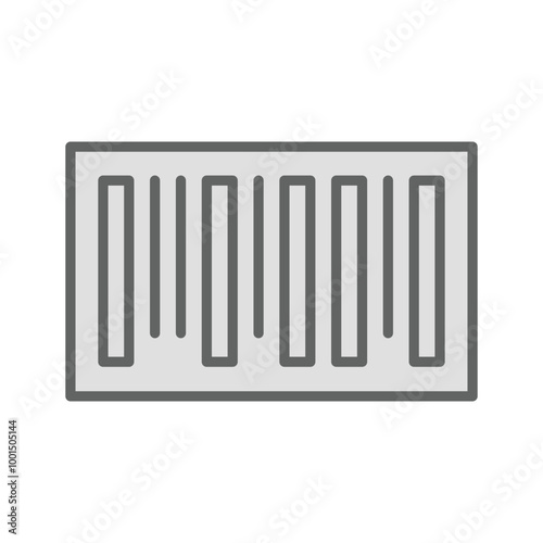 barcode icon line style