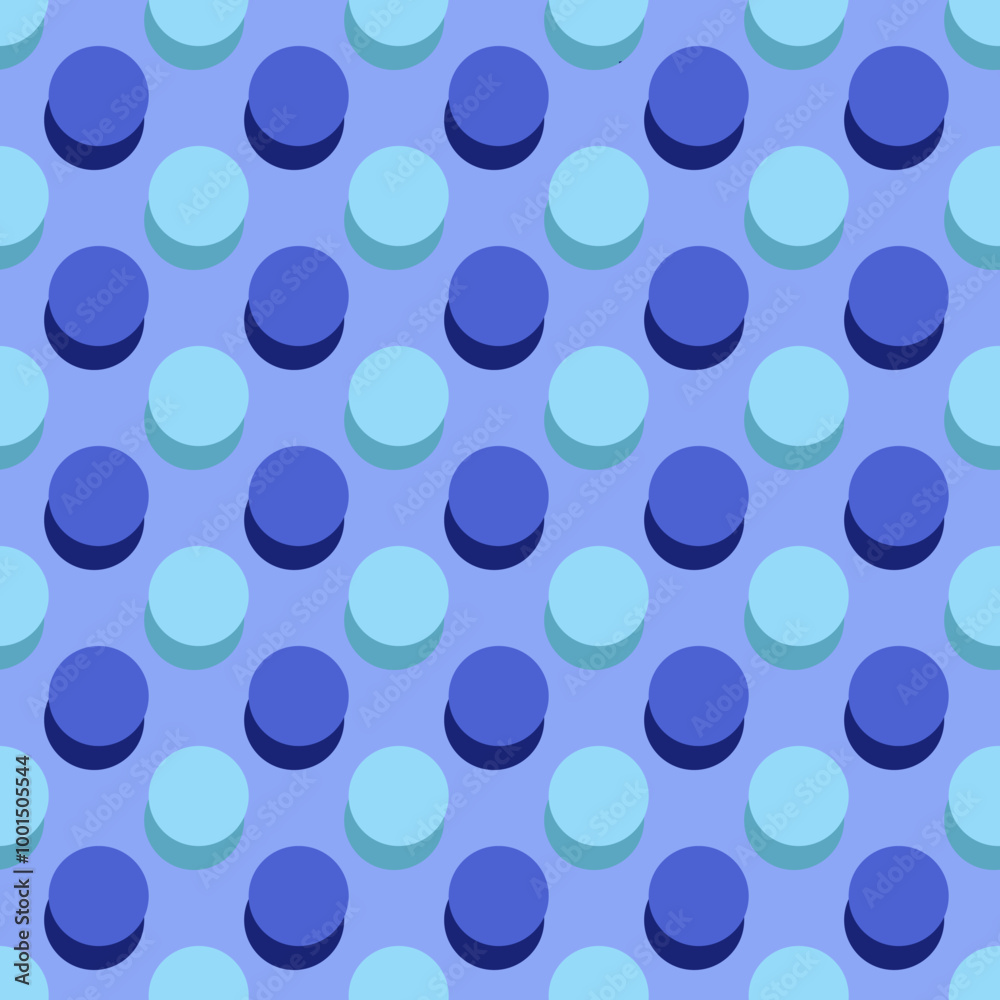Vector - polka dot illustration, seamless pattern. Vector - polka dot illustration, seamless pattern.
