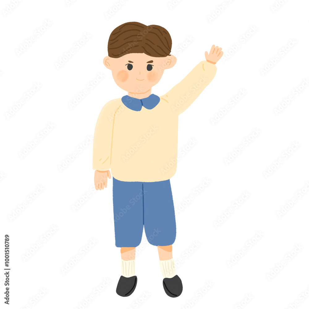 little child waving hands wearing sweater little child waving hands wearing sweater