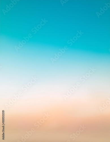 Abstract Blurred Sky Gradient Background