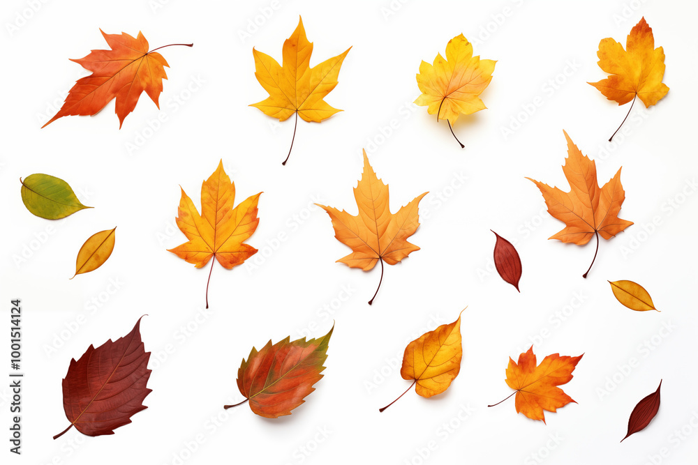 Autumn leaves Flying in the air for design Background Autumn leaves Flying in the air for design Background
