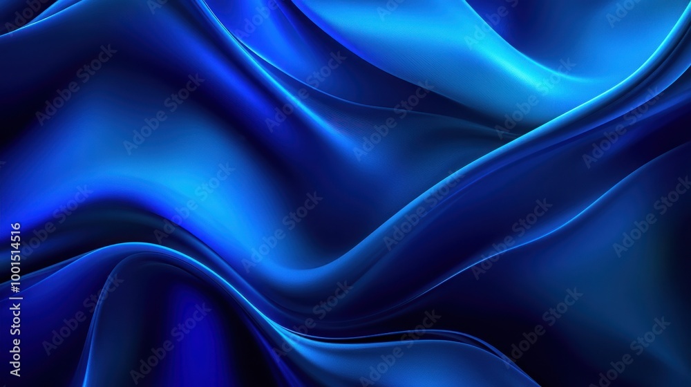 Obraz premium Abstract Blue Waves