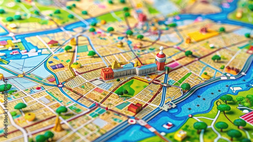 Detailed Map of Washington DC Area Highlighting Landmarks, Streets, and ...