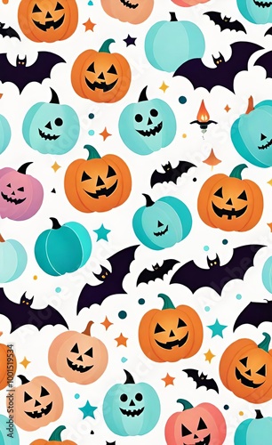 halloween pumpkin pattern