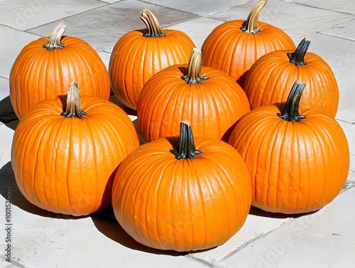 Vibrant Pumpkins for Autumn Gratitude Celebration