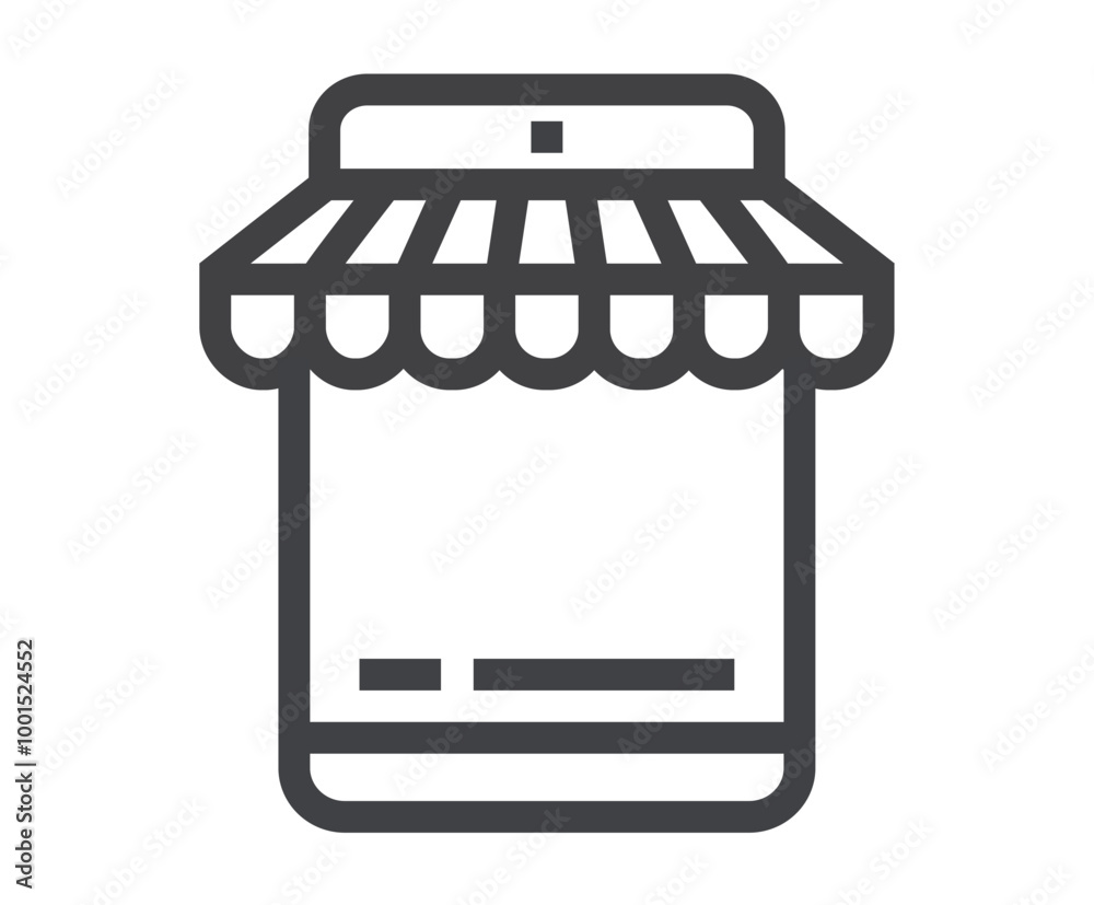 Shopping line icons. Set of outline symbols, simple graphic elements, modern linear style black pictograms collection. Vector line icons set Shopping line icons. Set of outline symbols, simple graphic elements, modern linear style black pictograms collection. Vector line icons set