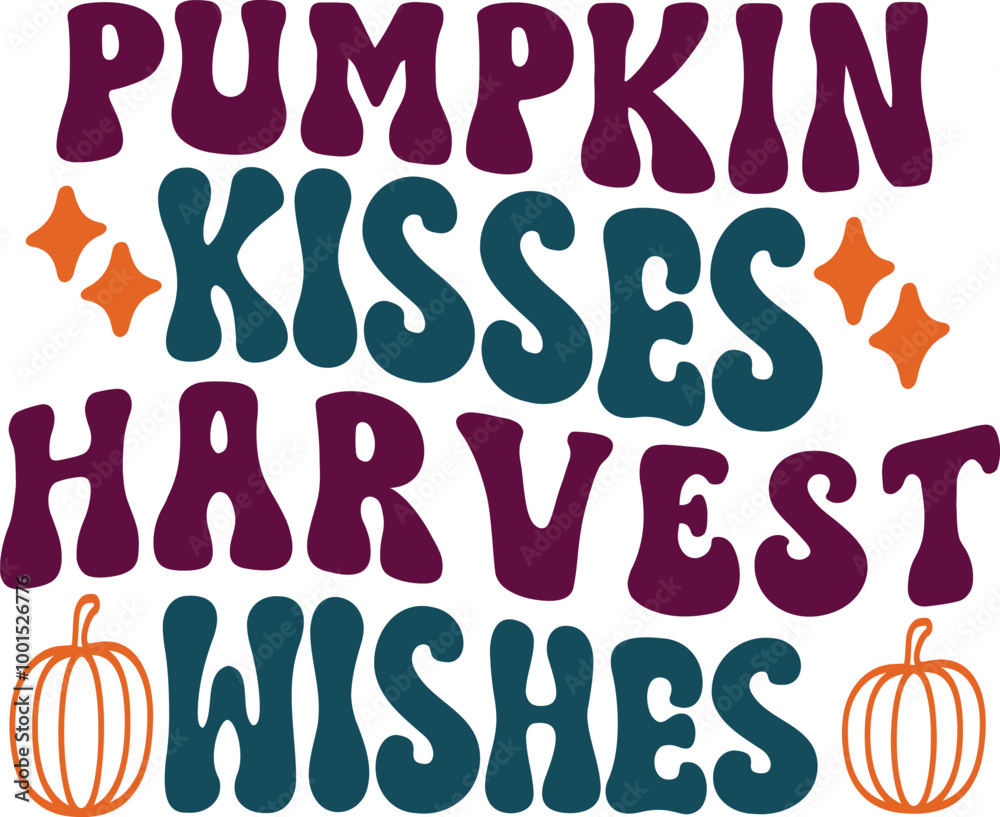 Fall Retro SVG Typography Vector Design