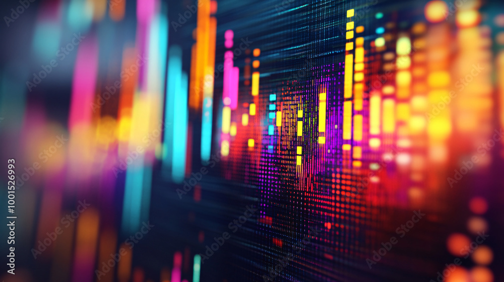 Abstract Colorful Digital Glitch Background Abstract Colorful Digital Glitch Background