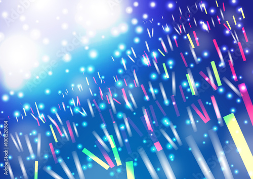 コンサート会場風のキラキラ背景素材