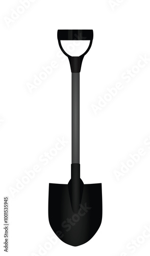 Kids beach shovel. vector illustration