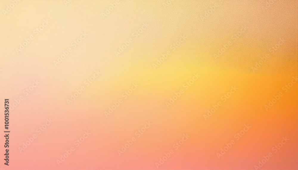 Obraz premium Abstract soft yellow and peach gradient texture background