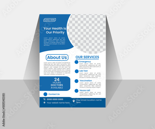 flyer design corporet templet . medical flyer design. modern eye catching design medical flyer design new 
stylish design. Flyer design for medical . Flyer is a beautiful and modern.
