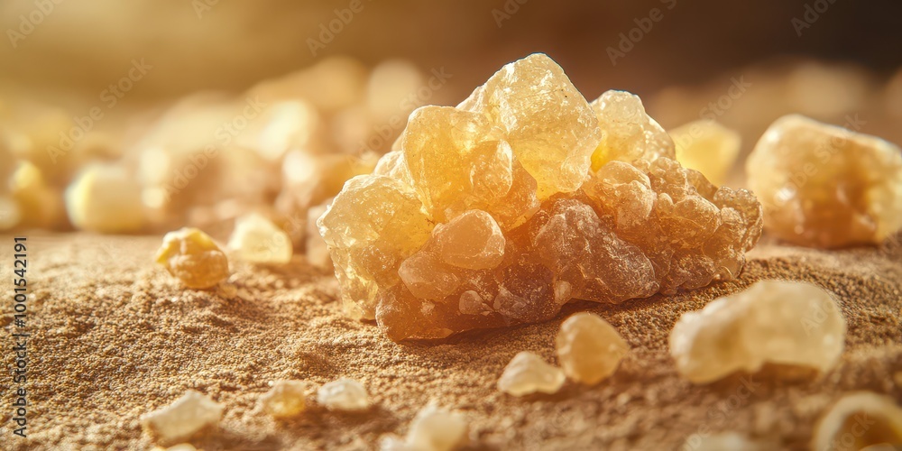 Natural Frankincense Resin with Intricate Texture Natural Frankincense Resin with Intricate Texture