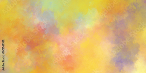 abstract watercolor background with orange pink and yellow blue color. abstract Grunge colorful distressed texture background, Beautiful and light color colorful background,