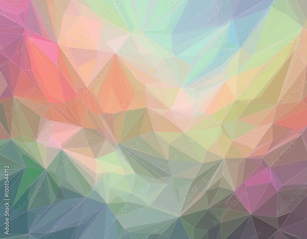 Obraz premium Light polygonal background