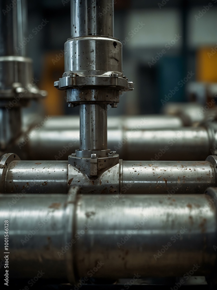 Close-up of industrial machinery. Close-up of industrial machinery.