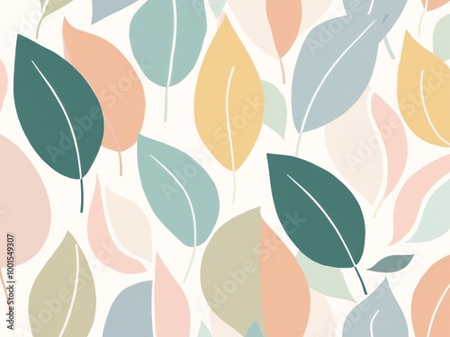 Minimal Geometric Shapes on Pastel Gradient -