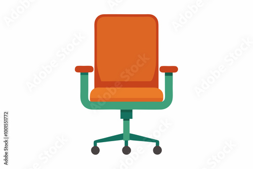 Office chair vector design on a white background