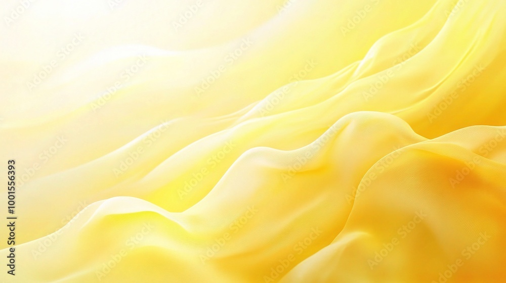 Obraz premium Soft Yellow Waves of Light and Texture