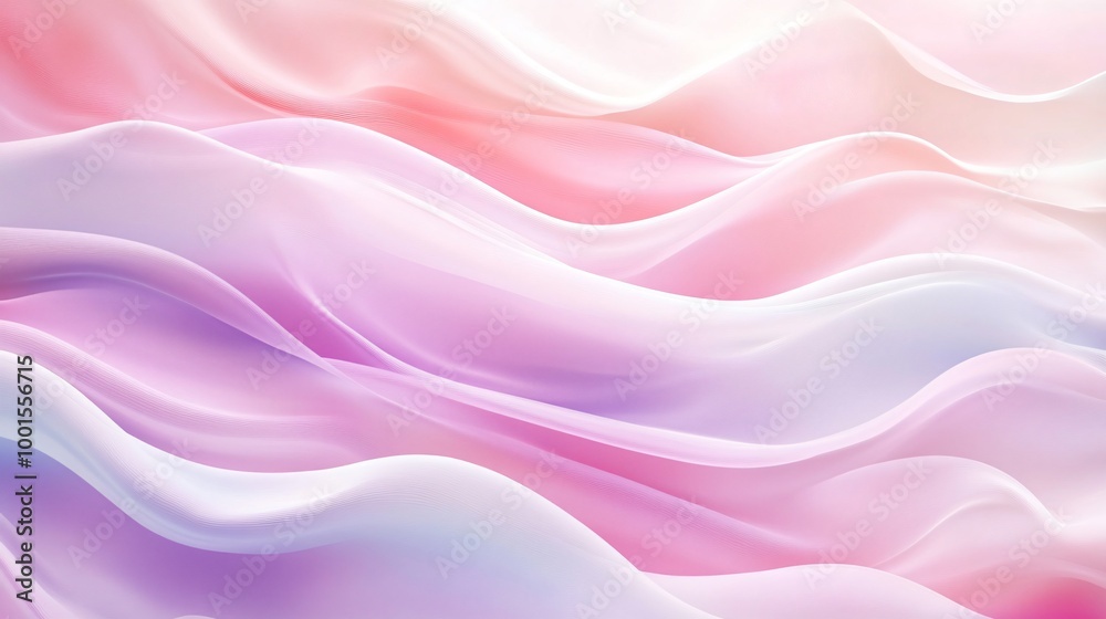 Abstract pink and purple wavy background.
