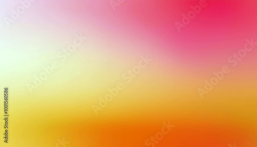 Abstract Gradient Background in Pink, Yellow, and Orange