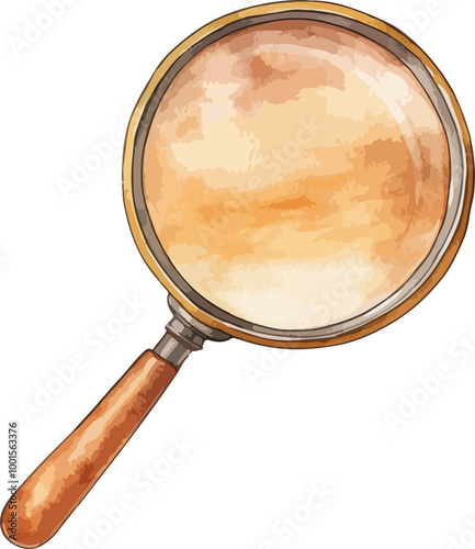 Magnifying glass desing illustration