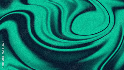 Abstract background green liquify grainy texture