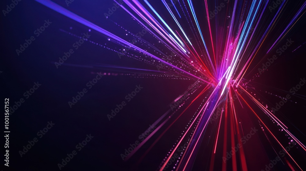 Obraz premium Abstract Light Streaks