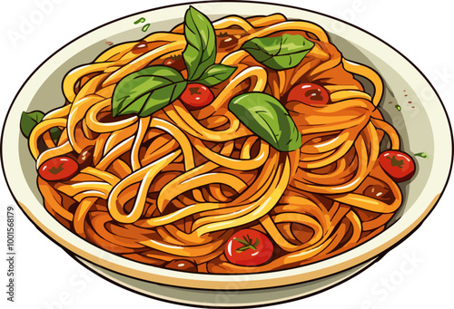 Pasta bowl clip art