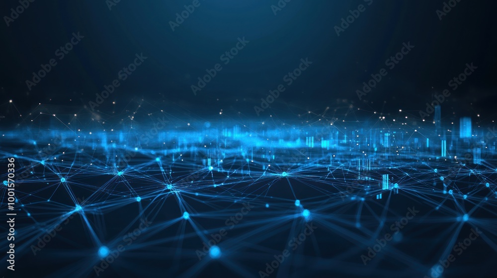 Obraz premium Abstract Digital Network